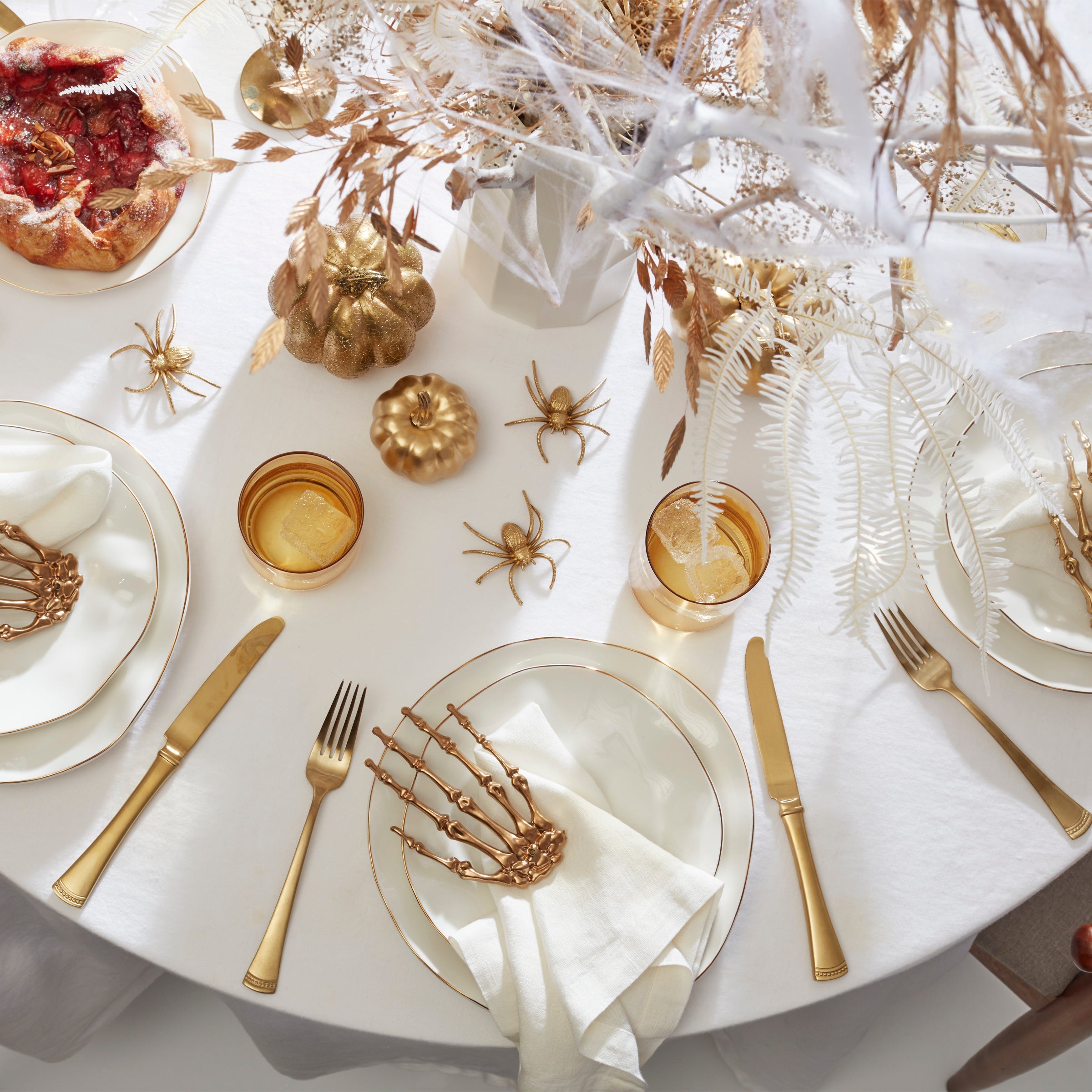 Creamy White Porcelain Dinnerware Set, 12-Piece - Image 6